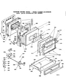 Door latch mechanism and drawer