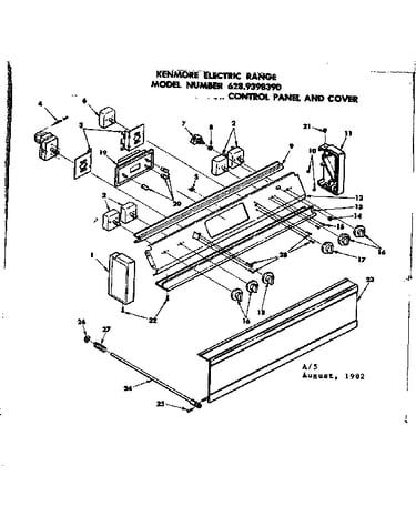 Control panel and cover