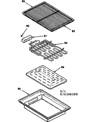 Steak grill kit no. 4998240