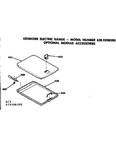 Optional griddle kit no. 4998050