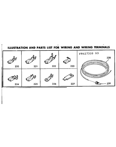 Wiring and wiring terminals