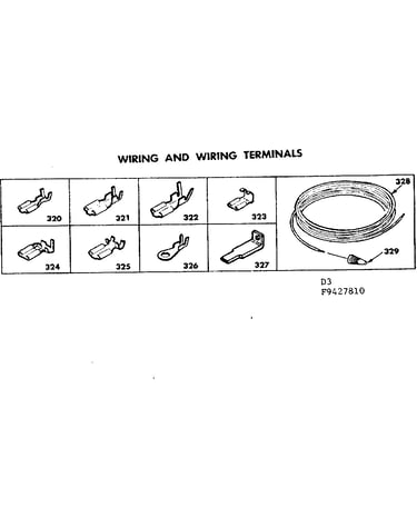 Wiring and wiring terminals