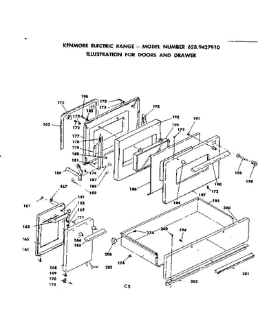 Doors and drawer