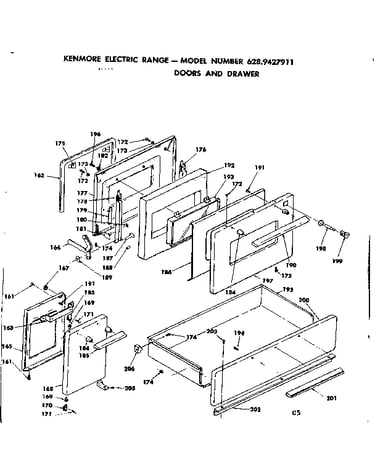 Doors and drawer