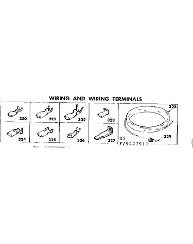 Wiring and wiring terminals