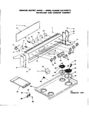 Backguard and cooktop assembly