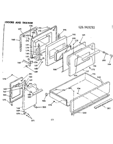 Doors and drawer