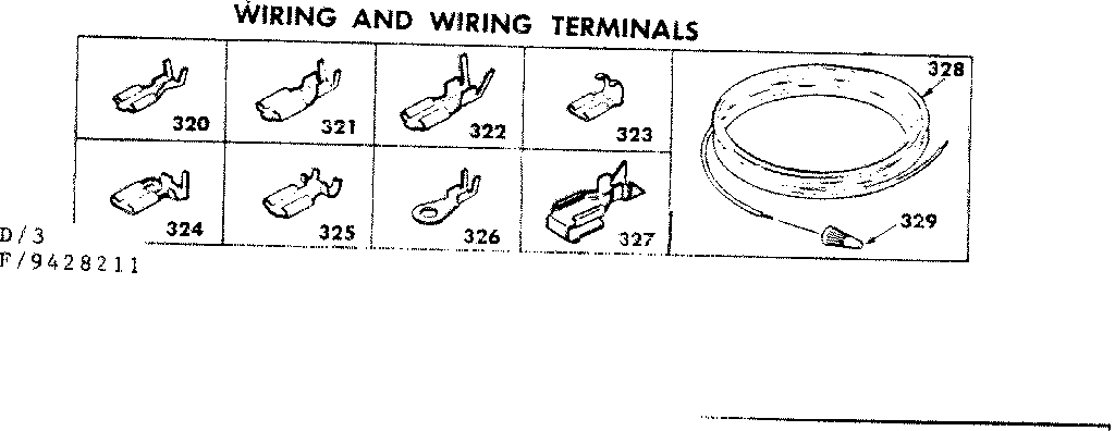 Wiring and wiring terminals