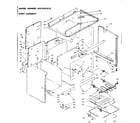 Kenmore 6289437610 body assembly diagram