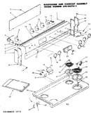 Backguard and cooktop assembly