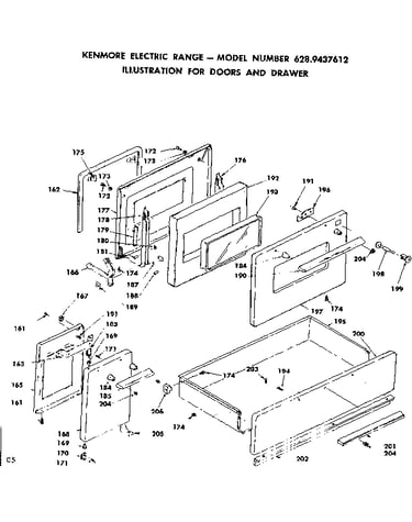 Doors and drawer