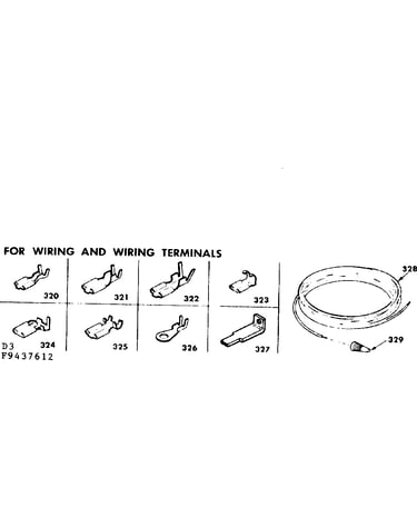 Wiring and wiring terminals