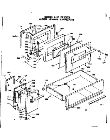 Doors and drawer