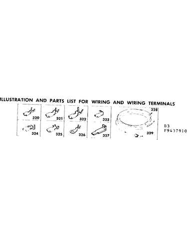 Wiring and wiring terminals