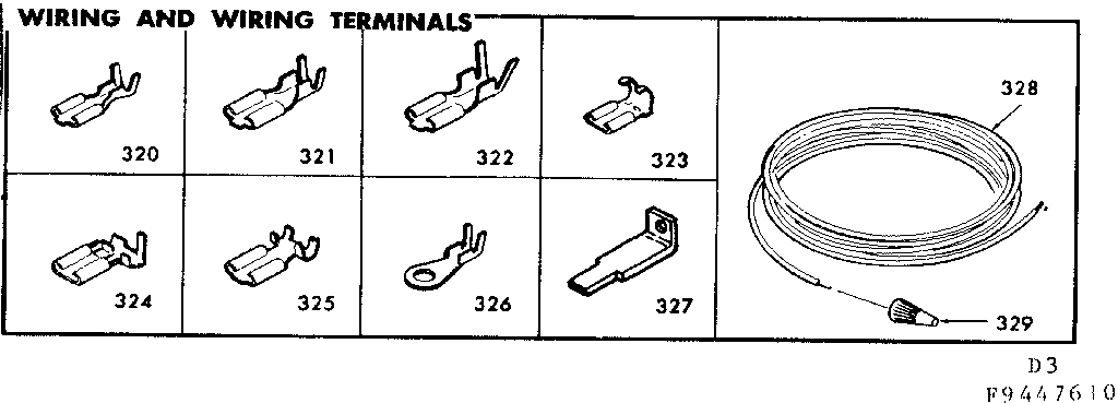 Wiring and wiring terminals