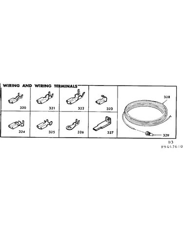 Wiring and wiring terminals