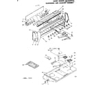 Kenmore 6289447710 backguard & cooktop assembly diagram