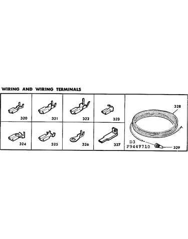 Wiring and wiring terminals