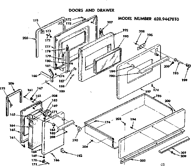 Doors and drawer