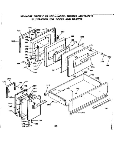 Doors and drawer