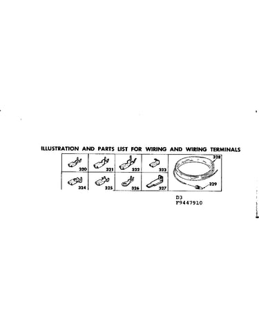 Wiring and wiring terminals