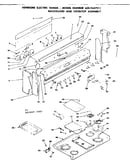 Backguard and cooktop assembly