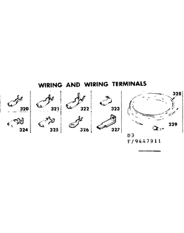 Wiring and wiring terminals