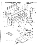 Backguard and cooktop assembly