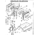 Kenmore 6289457910 doors, latch mechanism and drawer diagram