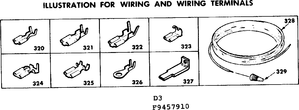Wiring and wiring terminals