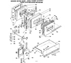 Kenmore 6289457911 doors latch mechanism and drawer diagram