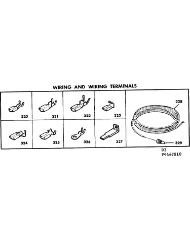 Wiring and wiring terminals