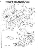 Backguard and cooktop assembly