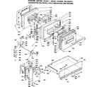 Kenmore 6289467811 doors, latch mechanism and drawer diagram