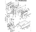 Kenmore 6289467910 doors, latch mechanism and drawer diagram