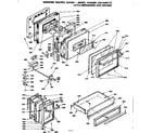Kenmore 6289468110 door, latch mechanism and drawer diagram