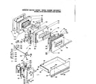 Kenmore 6289468211 doors, latch mechanism and drawer diagram