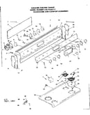 Backguard and cooktop assemblies