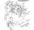 Kenmore 6289477710 doors, latch mechanism & drawer diagram