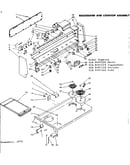 Backguard and cooktop assembly
