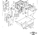 Kenmore 6289497100 doors, latch mechanism and drawer diagram