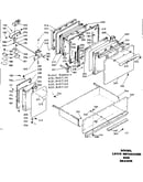 Doors, latch mechanism and drawer