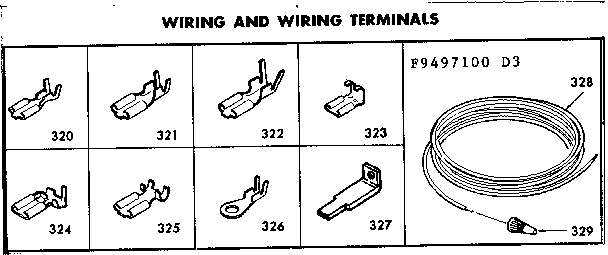 Wiring and wiring terminals