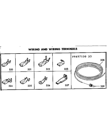 Wiring and wiring terminals