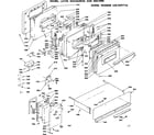 Kenmore 6289497710 doors, latch mechanism and drawer diagram