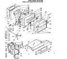Kenmore 6289497890 door, latch mechanism and drawer diagram