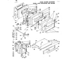 Kenmore 6289497891 doors, latch mechanism and drawer diagram