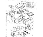 Kenmore 6476137362 body section diagram