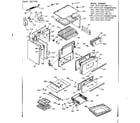 Kenmore 6476057342 body section diagram