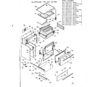 Kenmore 9116217442 body section diagram
